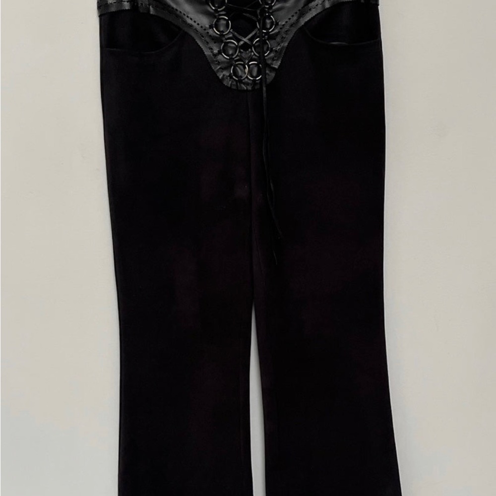 Max Studio Black Suede Pants XS